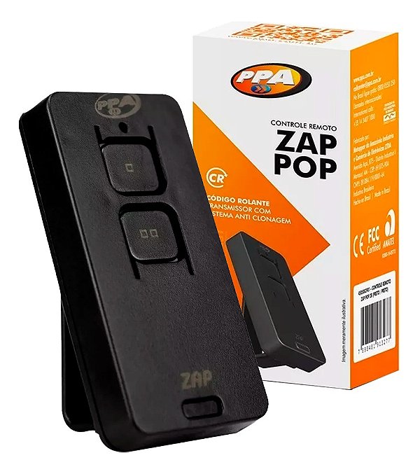 Controle Remoto Transmissor Zap Pop Ppa