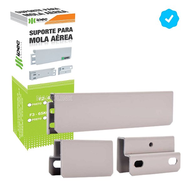 Suporte Para Mola Aérea F2 Prata Ipec