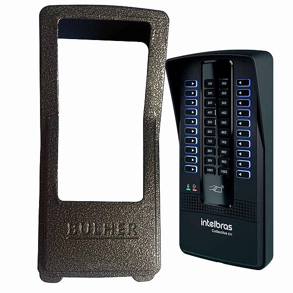 Protetor Interfone Intelbras Collective 16/20/24 Cinza