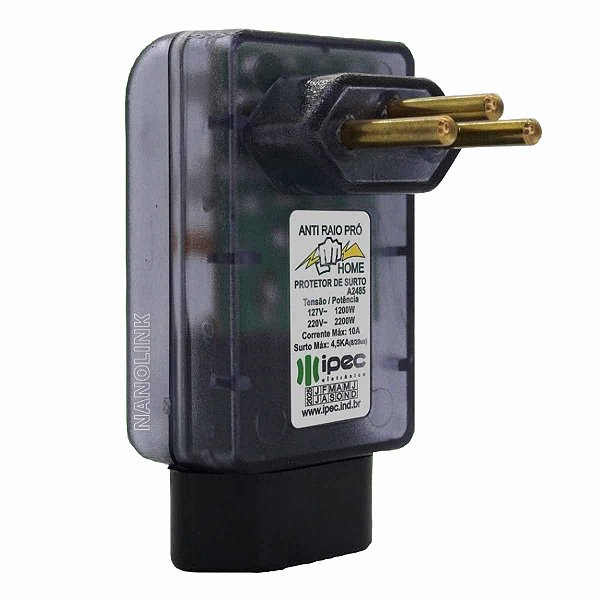 Protetor Anti Raio Home Tripolar Ipec