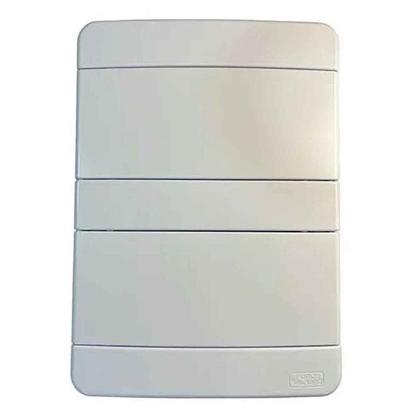 Quadro Distribuição 16 Disjuntores+Barramento Din Sobrepor Force Line