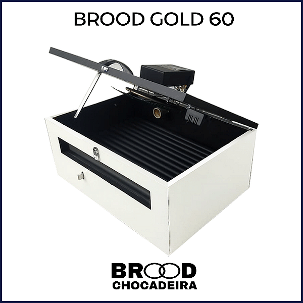 Chocadeira Brood GOLD 60 ovos