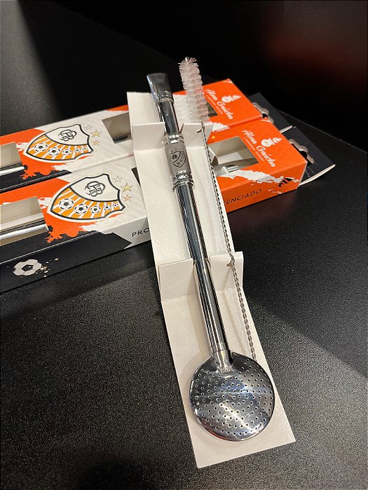 BOMBA INOX ACBF DESMONTÁVEL COM ESCOVA PARA LIMPEZA - ESCUDO LASER