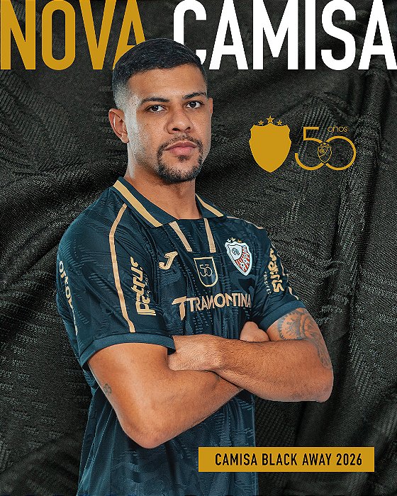 CAMISA OFICIAL PRETA 2026