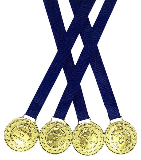 Kit c/ 10 Medalhas Esportiva Honra ao Mérito