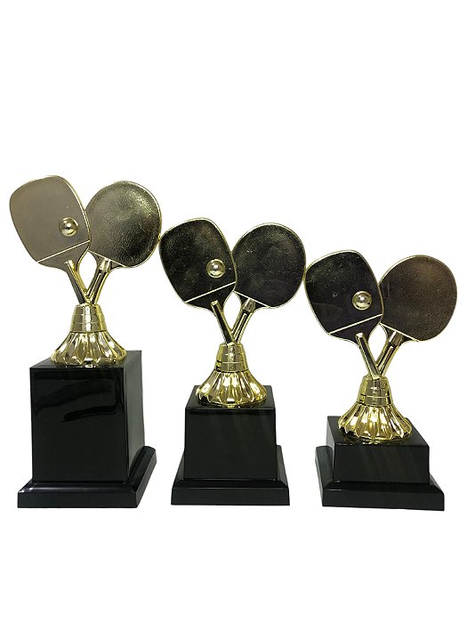 Troféu Ping Pong Dourado Pequeno
