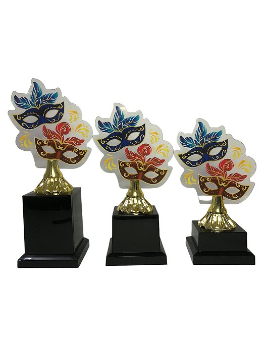 Troféu Baile de Máscara Acrílico