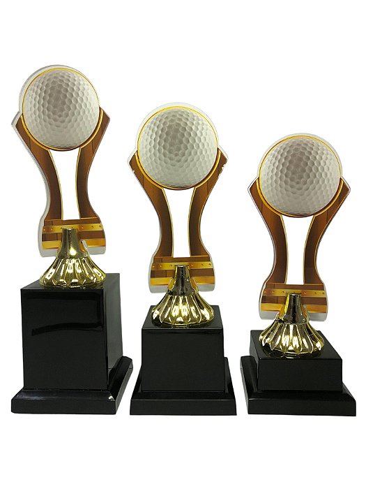 Troféu Golf Acrílico Pequeno