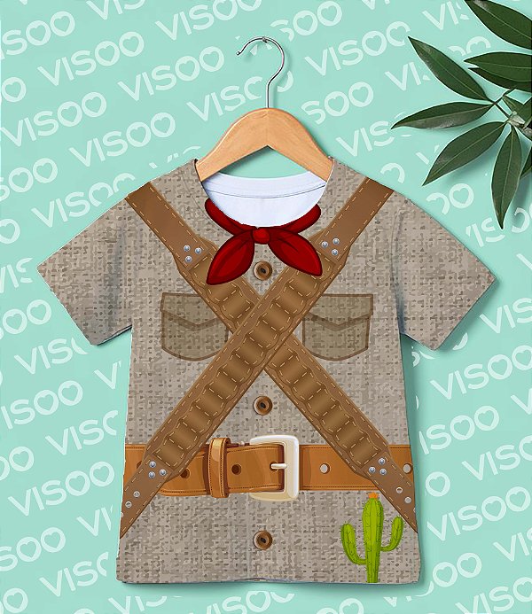 Camiseta Cangaceiro Lampião - infantil