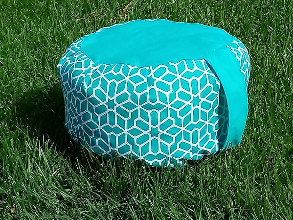Zafu Zenflow geométrico Azul