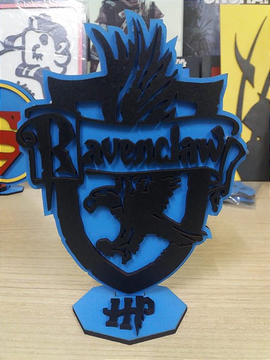 Brasão Harry Potter Ravenclaw Corvinal Hogwarts Quadro