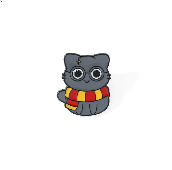 Pin Metálico Esmaltado Gato Grifinória