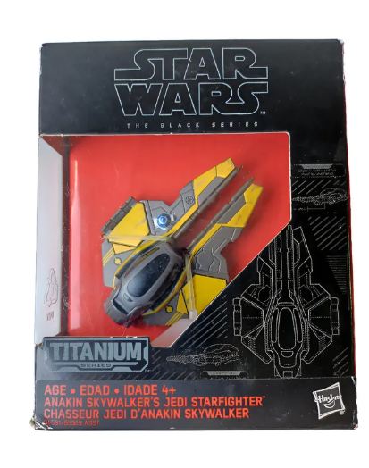 Nave Star Wars Titanium Black Series 22 Anakin Novo Lacrado