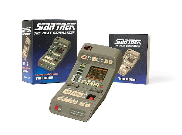 Star Trek: Light-and-sound Tricorder - Miniatura com Luz e Som e Livro em Inglês