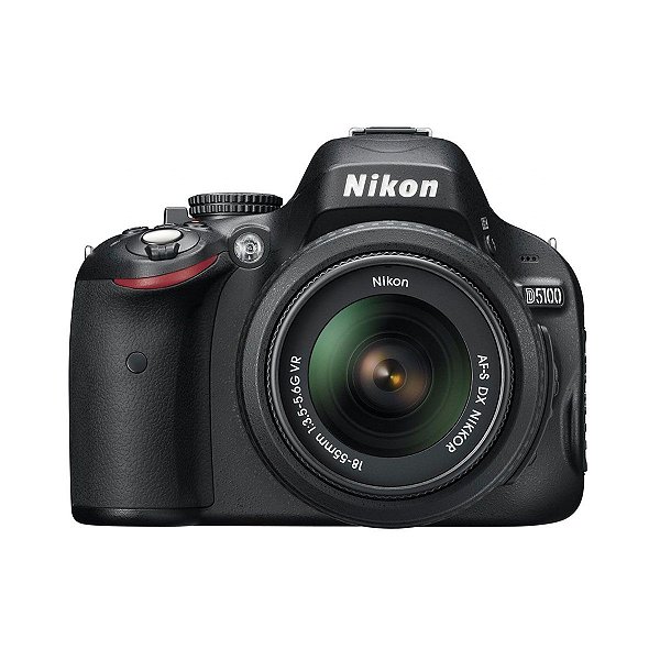 Câmera Nikon D5100 + Lente 18-55mm - Seminovo