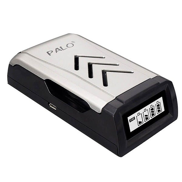 Carregador de Pilha Digital Inteligente Via USB AA/AAA Palo NC555