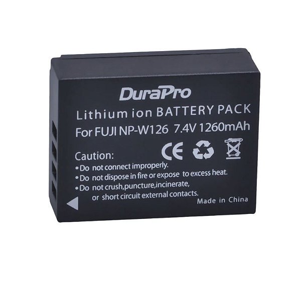 Bateria Fujifilm NP-W126 DuraPro 1260mah 7.4v
