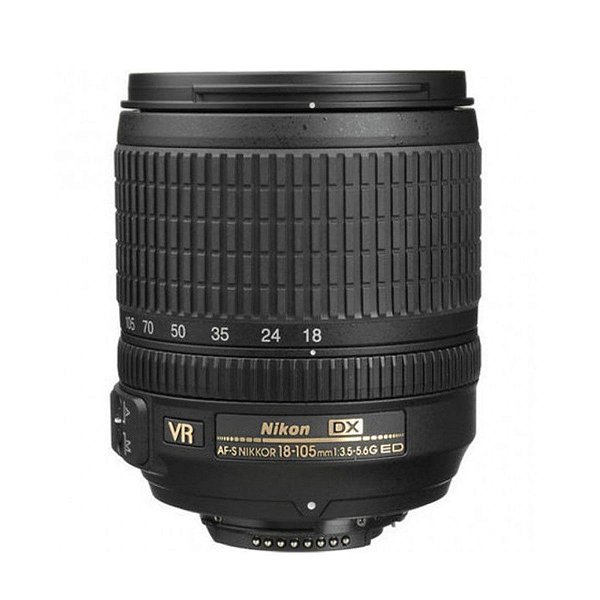 Lente Nikon 18-105mm f/ 3.5 – 5.6G ED VR AF-S DX - Seminovo