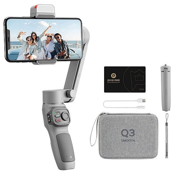 Estabilizador Gimbal para Celular Zhiyun Smooth Q3 Combo com Estojo