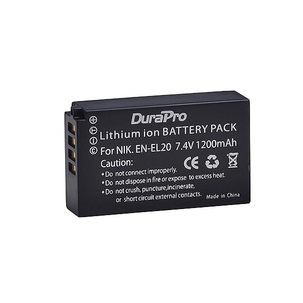 Bateria Nikon EN-EL20 DuraPro 1200mAh 7.4V
