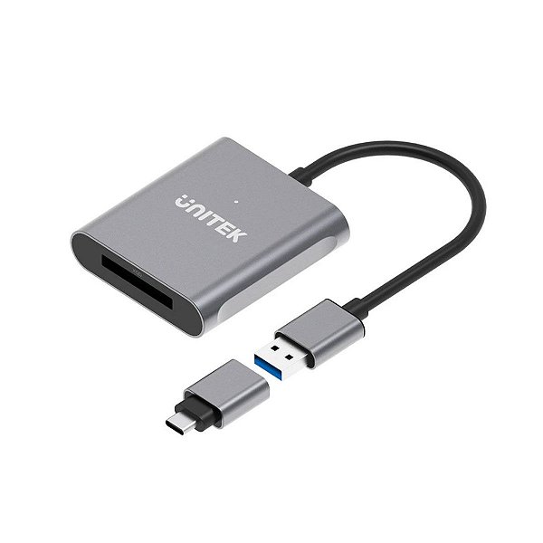 Leitor de Cartão XQD com USB 3.1 e Adaptador Tipo C Unitek