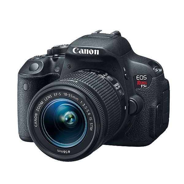 Câmera Canon EOS Rebel T5i + 18-55mm - Seminovo