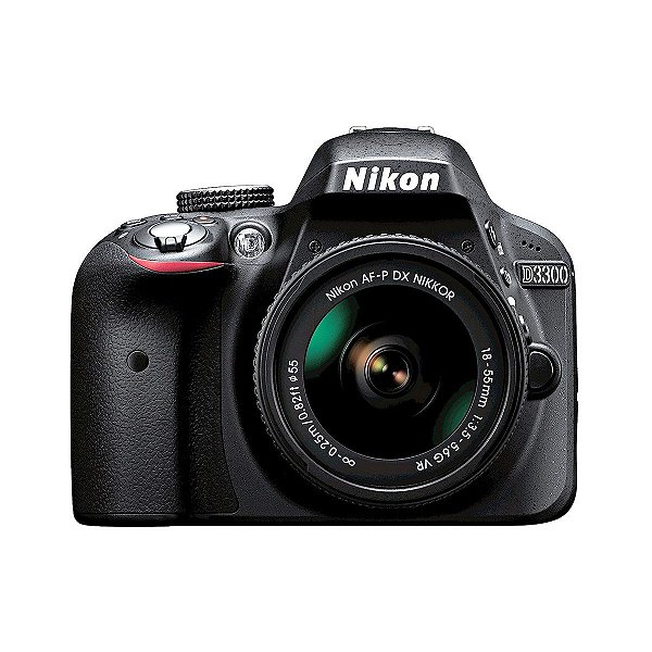 Câmera Nikon D3300 + 18-55mm - Seminovo