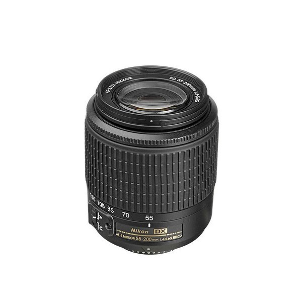 Lente Nikon 55-200mm f/4-5.6 ED DX Nikkor AF-S - Seminovo