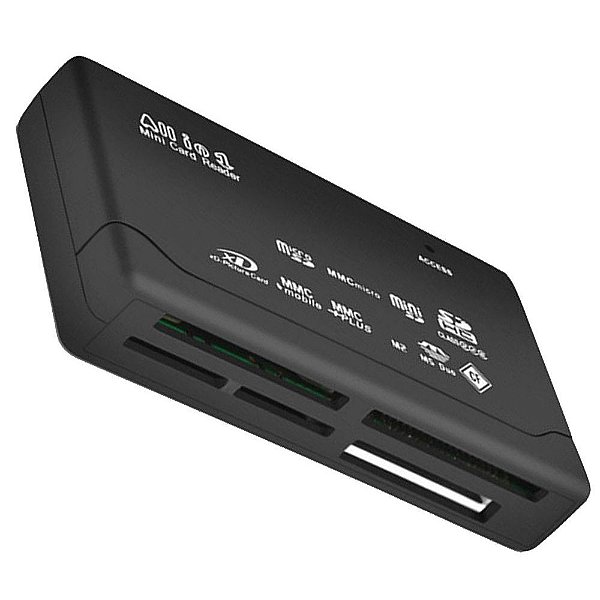 Leitor de Cartão de Memória SD, XD, MS, MICRO SD, CF USB 2.0