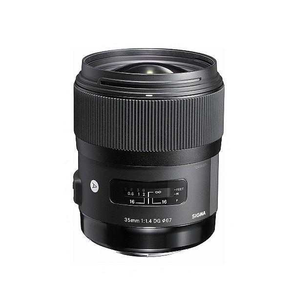 Lente Sigma 35mm F/1.4 Dg Hsm Art Para Nikon - Seminovo