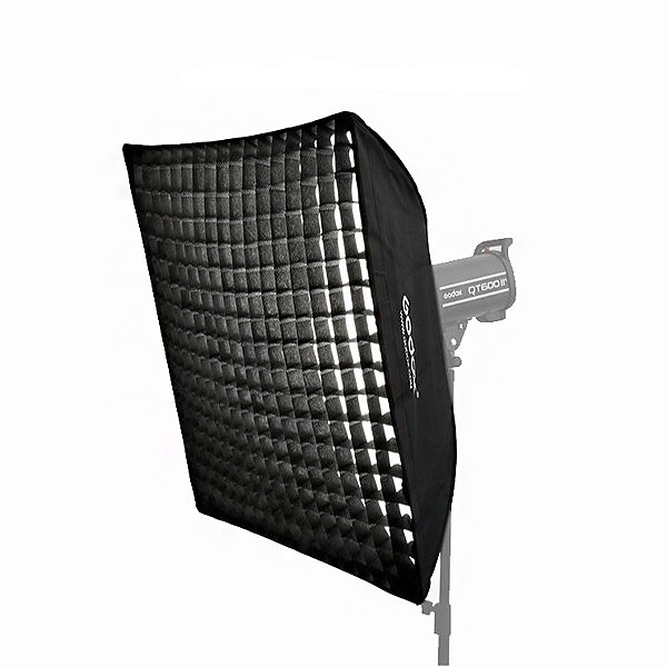 Softbox SB-FW 90x90 para Flash Bowens Godox com Grid SB-FW9090