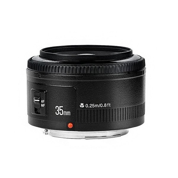 Lente Yongnuo 35mm F2 para Canon - Seminovo