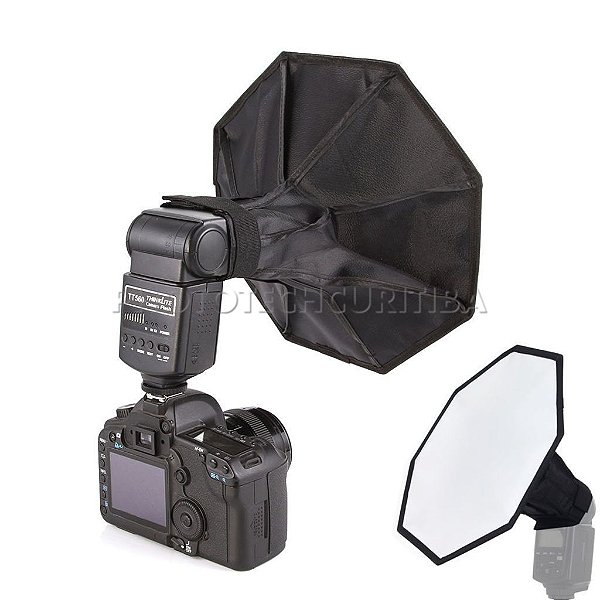 SOFTBOX OCTAGONAL 30cm PARA FLASH DEDICADO