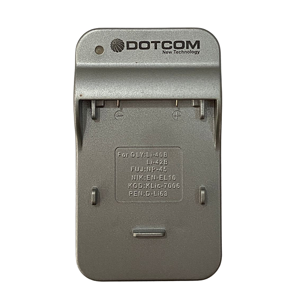 Carregador Dotcom Para Bateria Fujifilm NP-45,LI-40B, LI-42B, EN-EL10, K7006