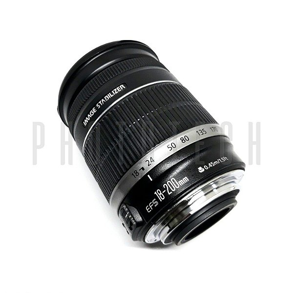 OBJETIVA CANON 18-200mm f/3.5-5.6 EF-S IS