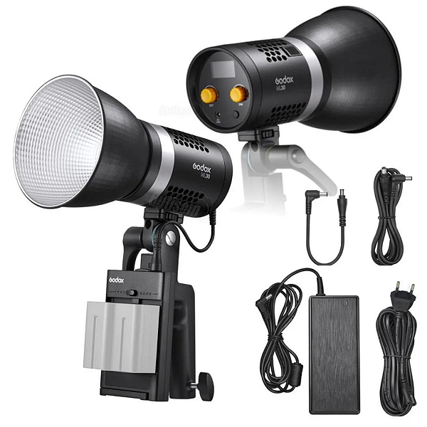 Iluminador Luz Led Godox ML30 Luz Contínua Fria Bivolt