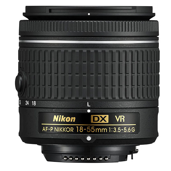 Lente Nikon Af-P DX Nikkor 18-55mm F3.5-5.6g VR Seminovo