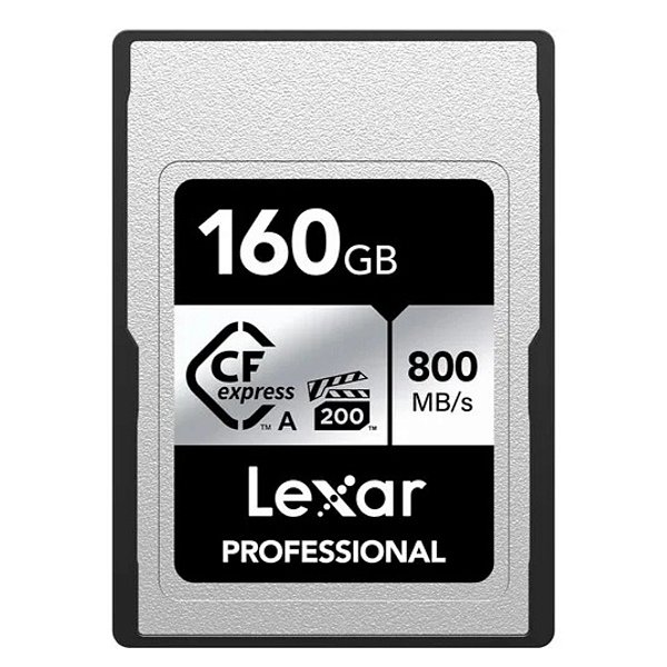 Cartão Memória Lexar Cfexpress 160gb Type A 800mb/s Silver