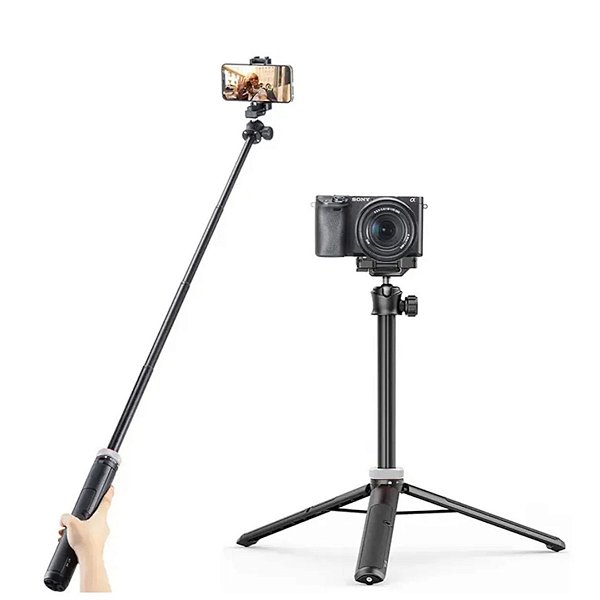 Mini Tripé 3 Em 1 Greika Wt-N08 Para Celular e Câmera