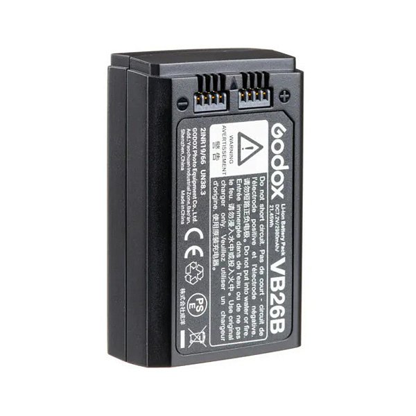 Bateria Godox VB26B  2980mah para flash V1 e V860III