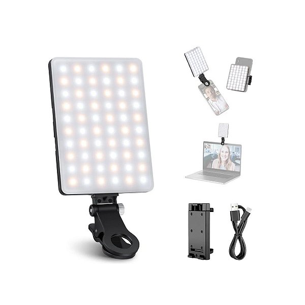 Iluminador de Led NL-60AI  3200-4500K com Bateria Interna