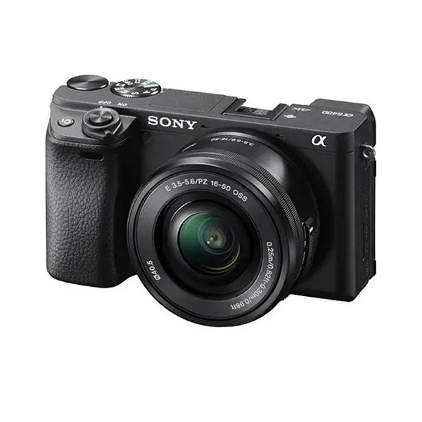 Câmera Sony Mirrorless A6400+ lente 16-50mm - Seminovo