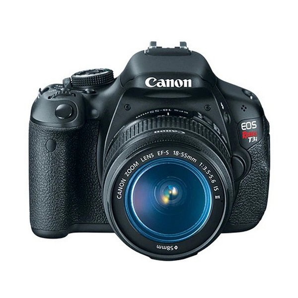 Câmera Canon EOS Rebel T3i + 18-55mm - Seminovo
