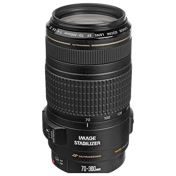 Lente Canon Zoom Lens EF 70-300mm 1:4-5.6 IS USM  - Seminovo