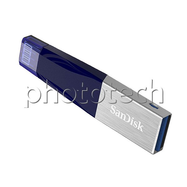 PEN DRIVE SANDISK LIGHTNING 64GB IPHONE IPAD 3.0 90MB/s ORIGINAL LACRADO