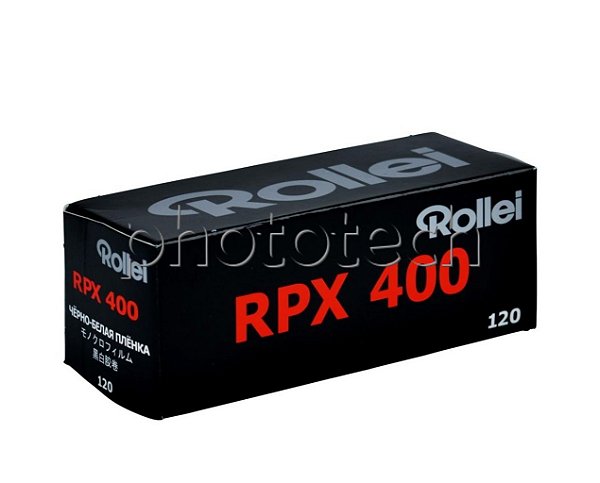 FILME FOTOGRÁFICO ROLLEI 120mm RPX400 PRETO E BRANCO