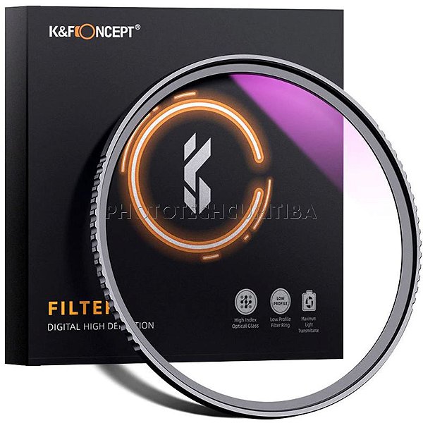 Filtro Uv 62mm K&F Concept Filtro Ultra Violeta KF-K62