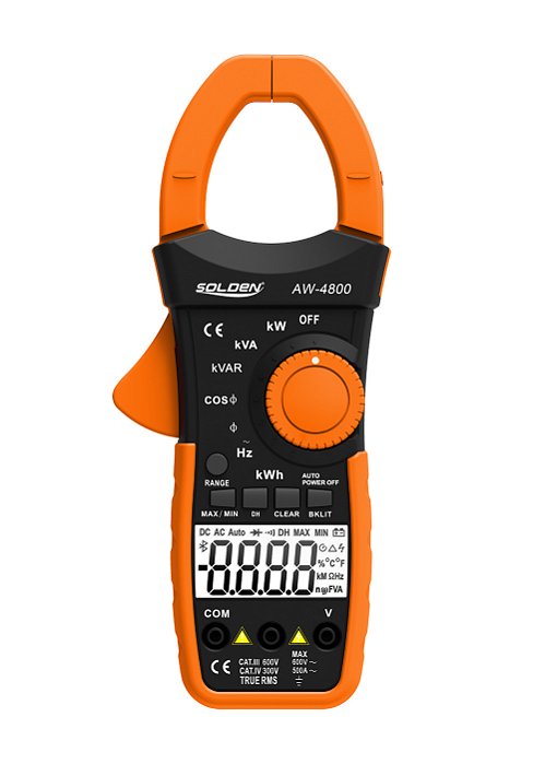 ALICATE WATTÍMETRO DIGITAL AW-4800