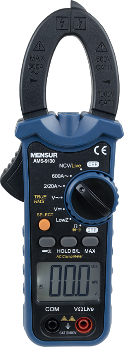 ALICATE AMPERÍMETRO DIGITAL MENSUR AMS-9130