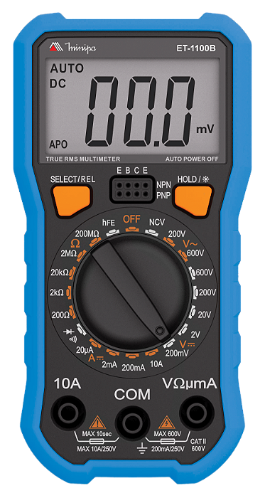 MULTÍMETRO DIGITAL MINIPA MODELO ET-1100B